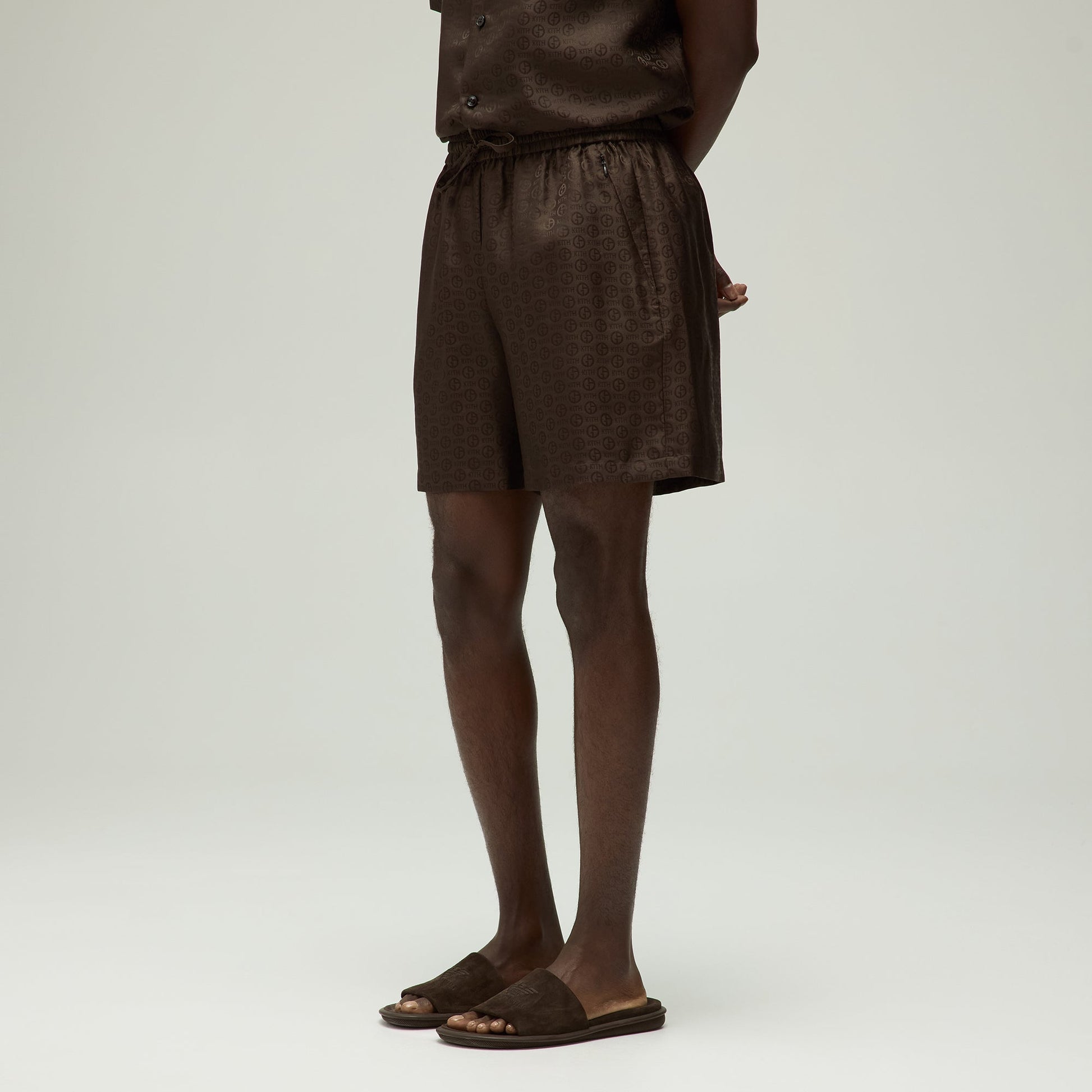 Men Kith Giorgio Armani & Kith Monogram Cedar Short - Kindling