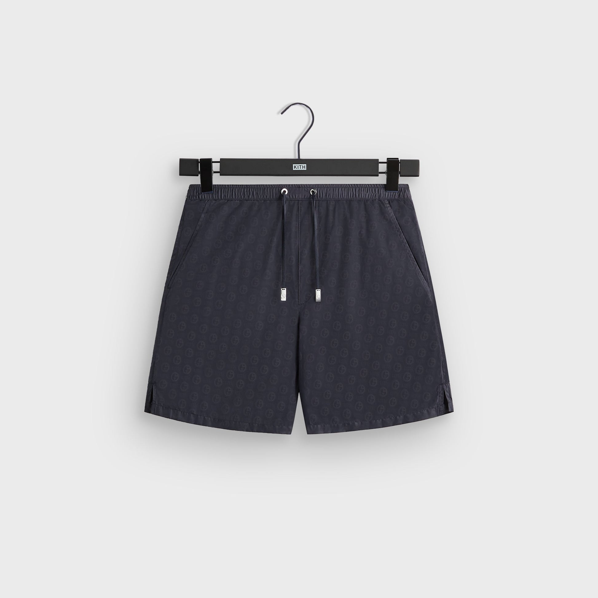 Men Kith Giorgio Armani & Kith Jacquard Collins Swim Short - Ink