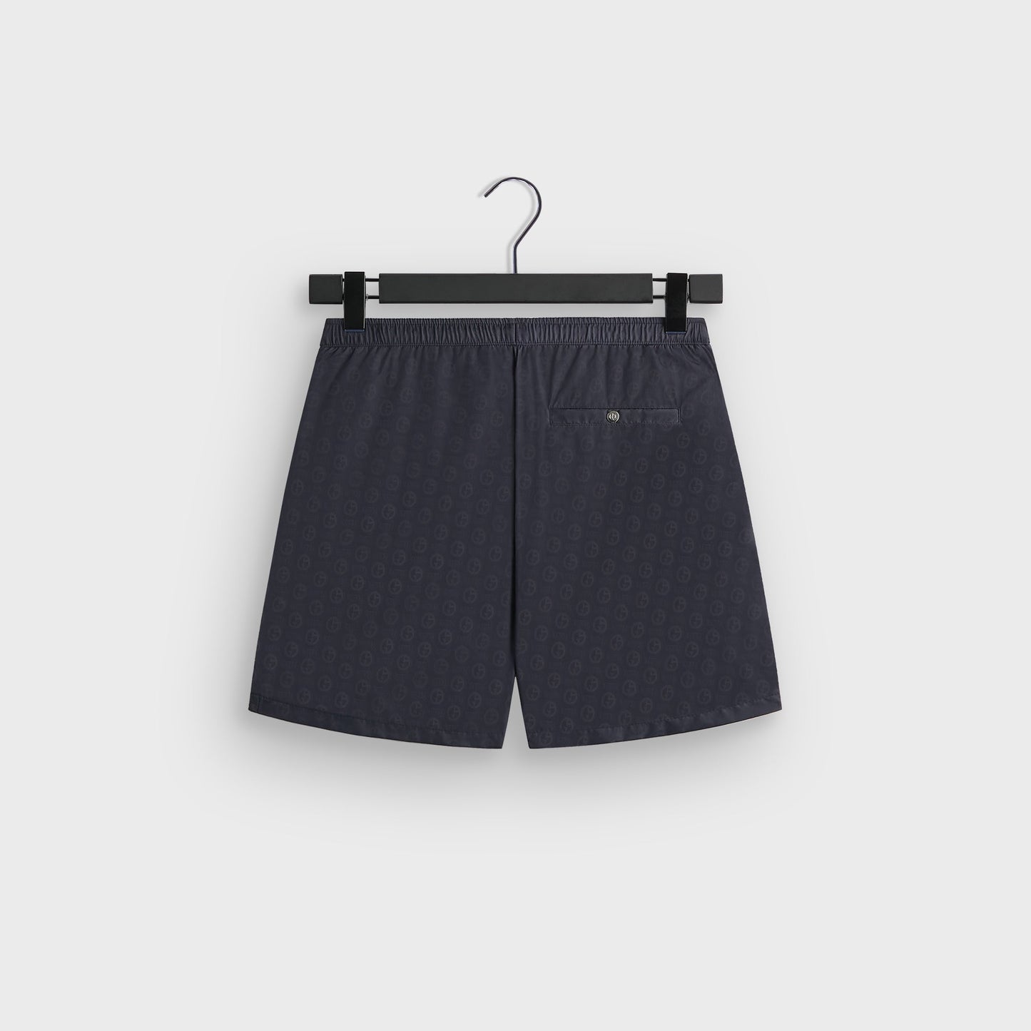 Men Kith Giorgio Armani & Kith Jacquard Collins Swim Short - Ink