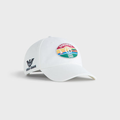 Men Kith Giorgio Armani & Kith Sardinia Classic Cap - White