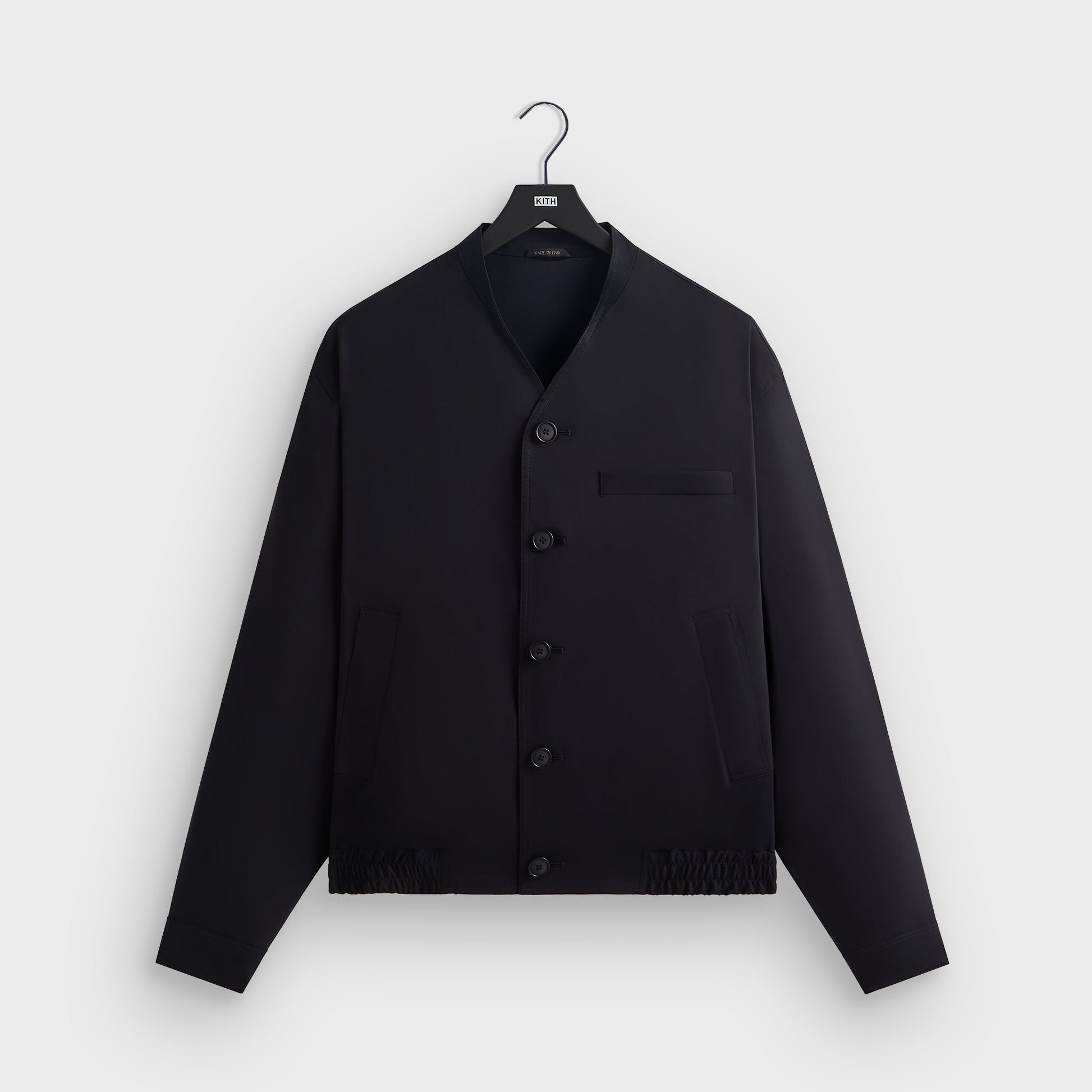 Men Kith Giorgio Armani & Kith Collarless Bomber Jacket - Admiral