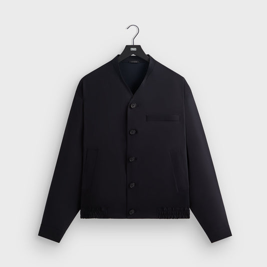 Men Kith Giorgio Armani & Kith Collarless Bomber Jacket - Admiral