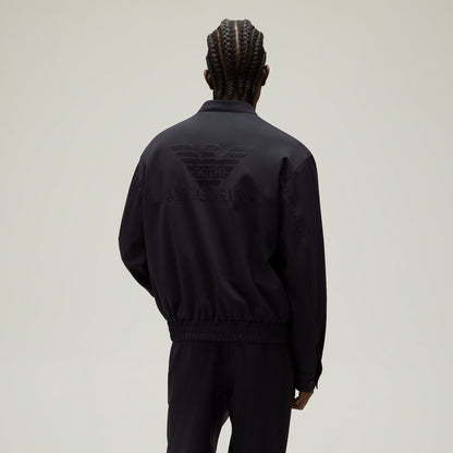 Men Kith Giorgio Armani & Kith Collarless Bomber Jacket - Admiral