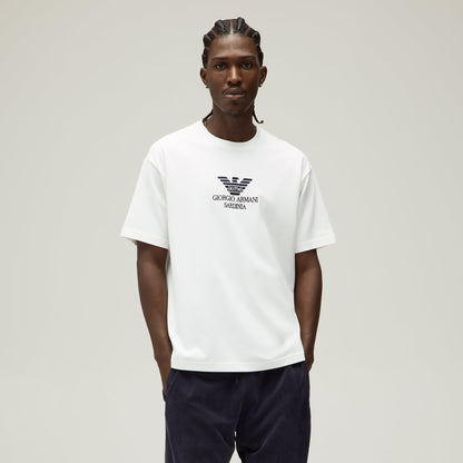 Men Kith Giorgio Armani & Kith Sardinia Tee - White