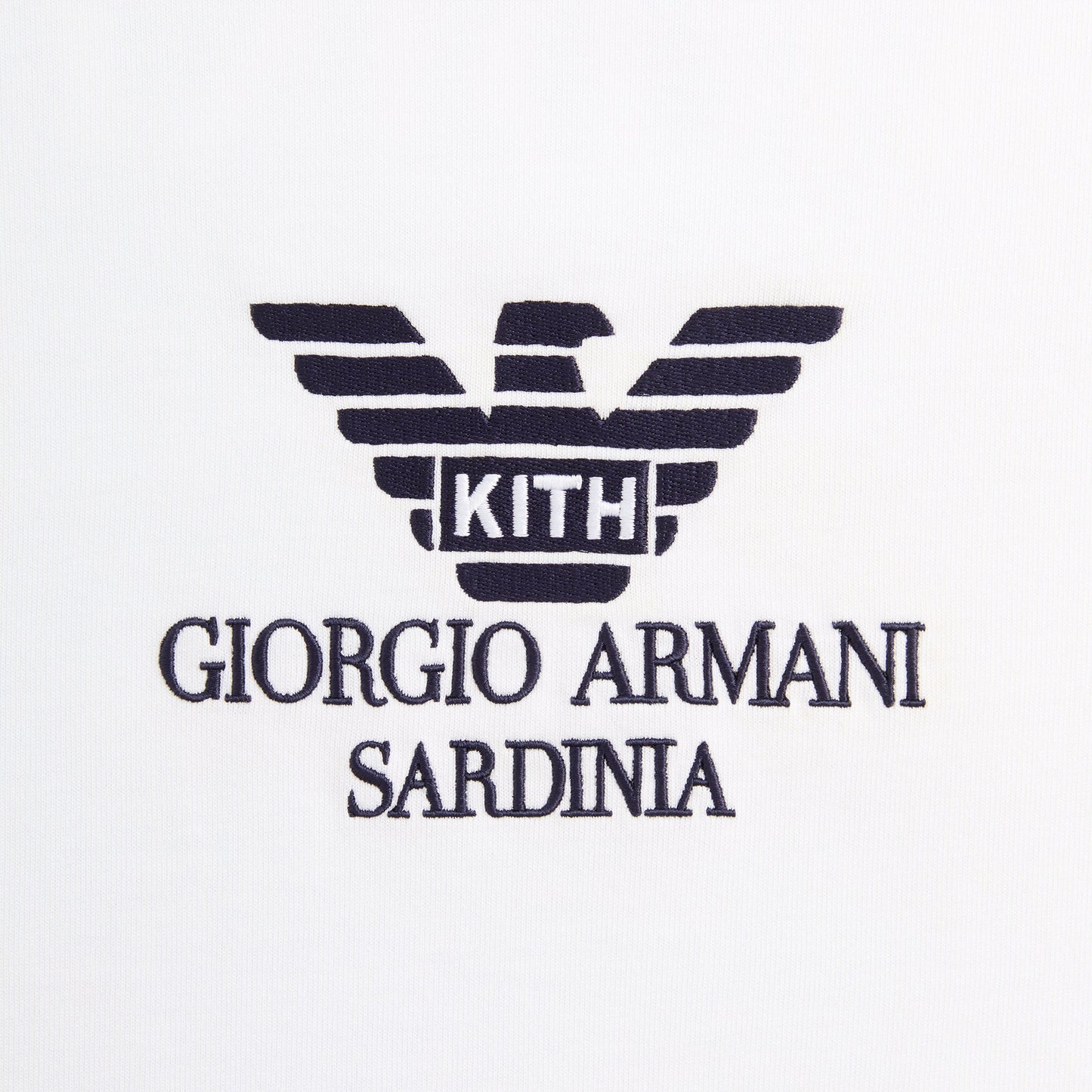 Men Kith Giorgio Armani & Kith Sardinia Tee - White