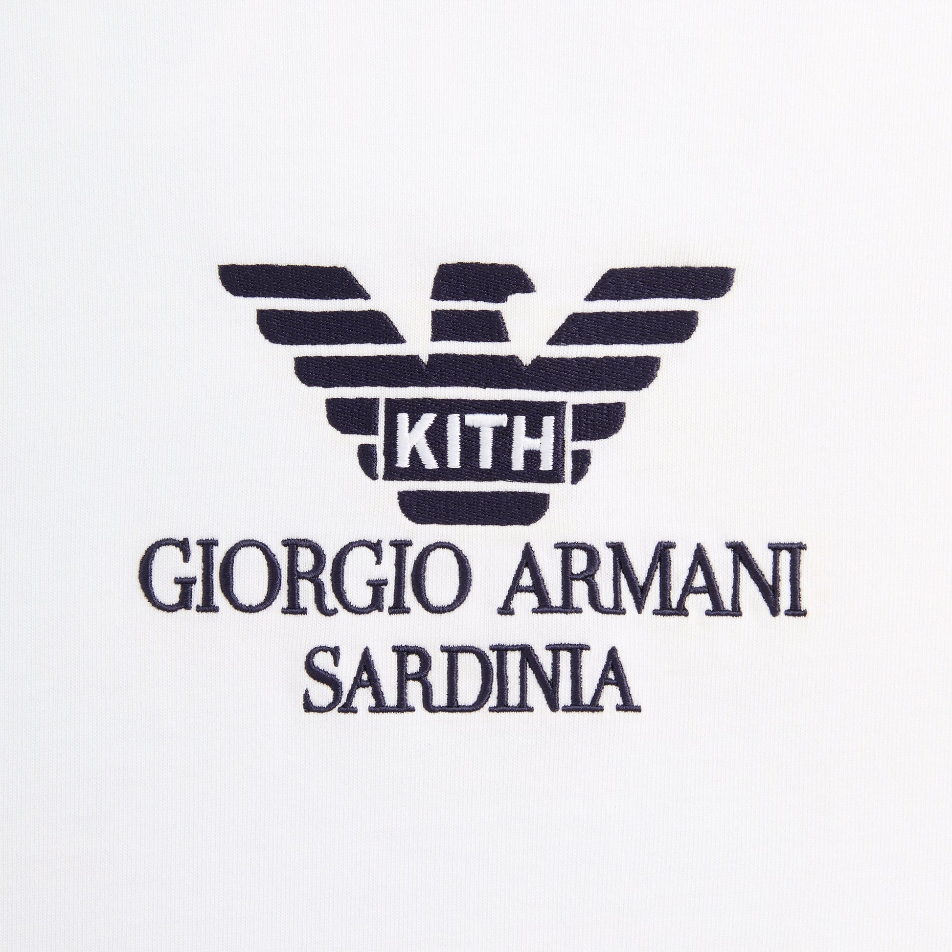 Men Kith Giorgio Armani & Kith Sardinia Tee - White