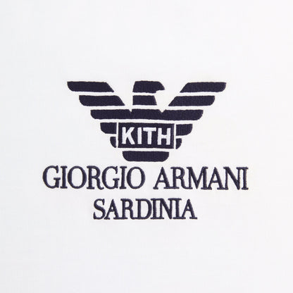 Men Kith Giorgio Armani & Kith Sardinia Tee - White