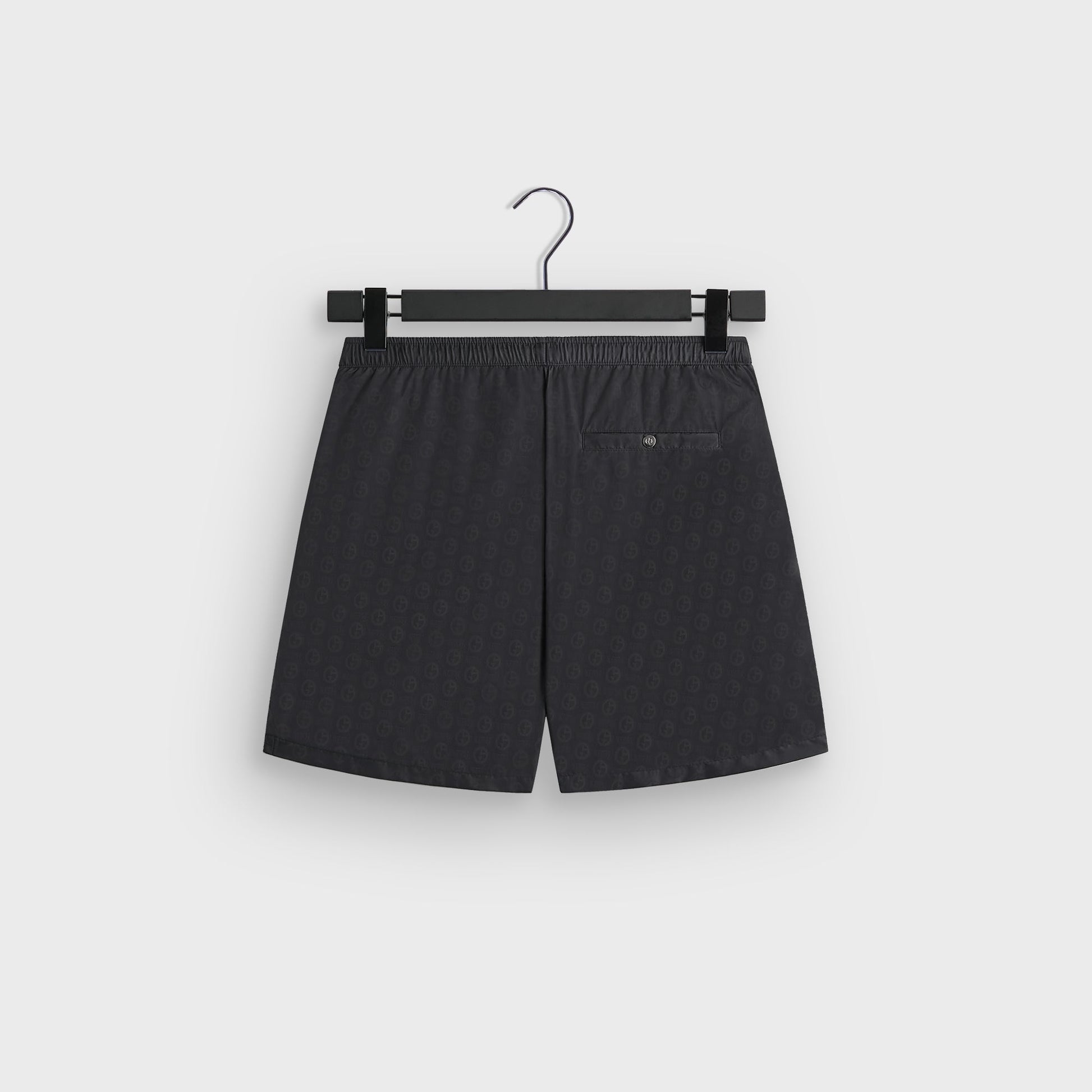 Men Kith Giorgio Armani & Kith Jacquard Collins Swim Short - Black