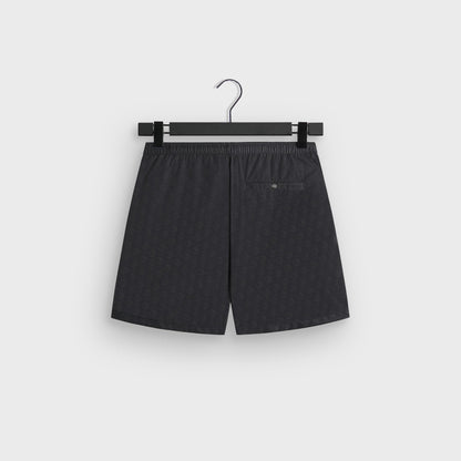Men Kith Giorgio Armani & Kith Jacquard Collins Swim Short - Black