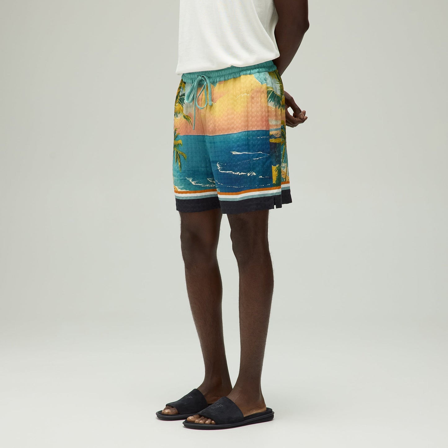 Men Kith Giorgio Armani & Kith Ornamental Print Active Short - Multi