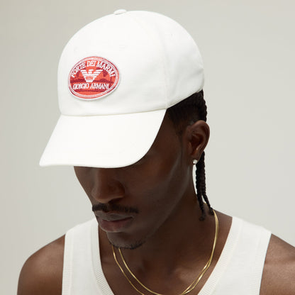 Men Kith Giorgio Armani & Kith Forte dei Marmi Classic Cap - White