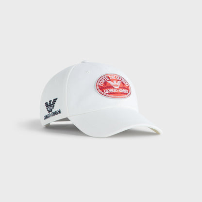 Men Kith Giorgio Armani & Kith Forte dei Marmi Classic Cap - White