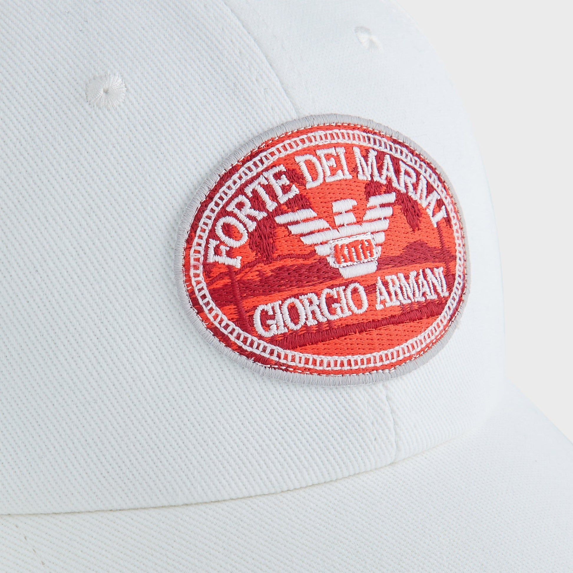 Men Kith Giorgio Armani & Kith Forte dei Marmi Classic Cap - White