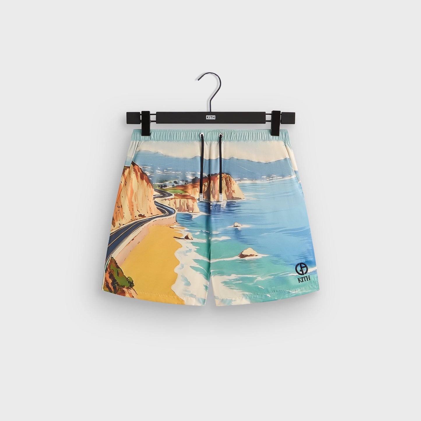 Men Kith Giorgio Armani & Kith Malibu Collins Swim Short - Multi