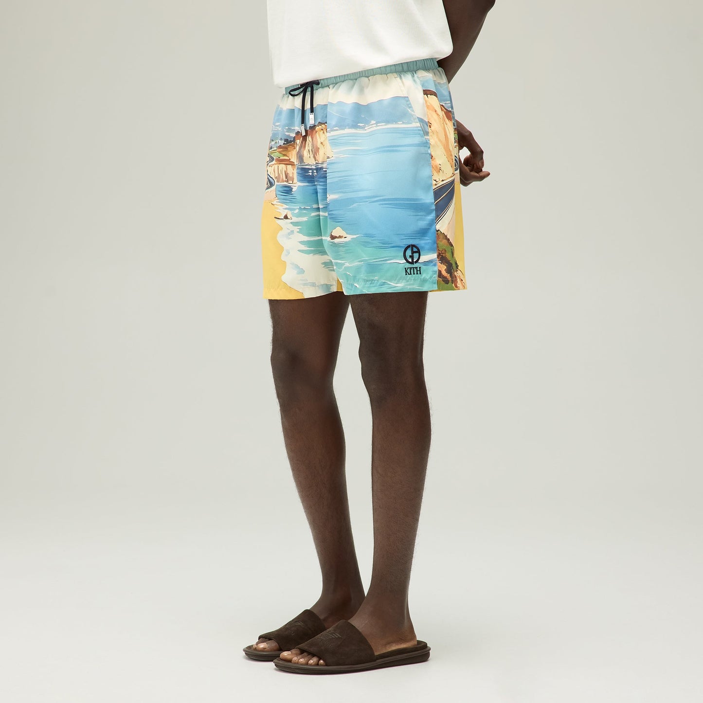 Men Kith Giorgio Armani & Kith Malibu Collins Swim Short - Multi