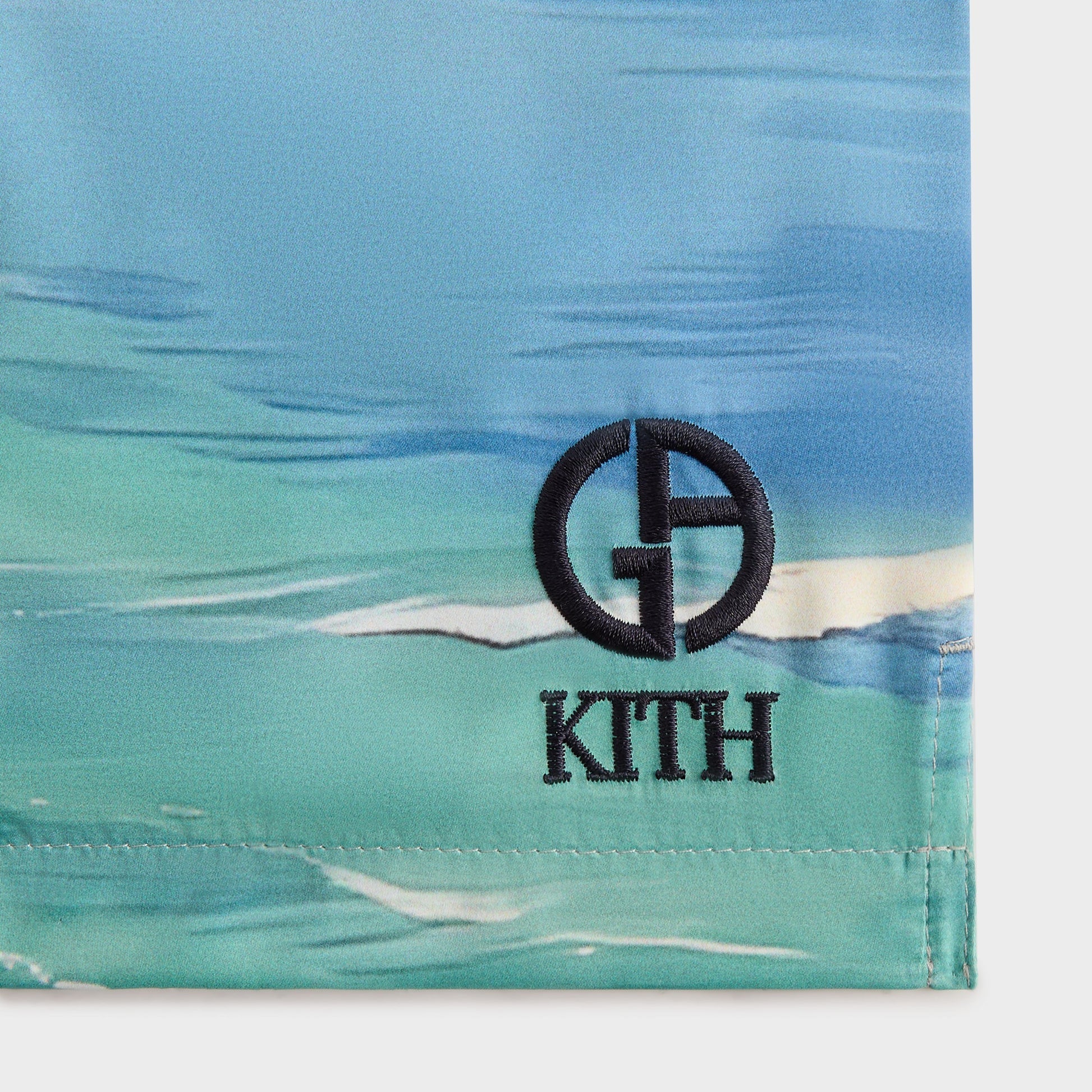 Men Kith Giorgio Armani & Kith Malibu Collins Swim Short - Multi