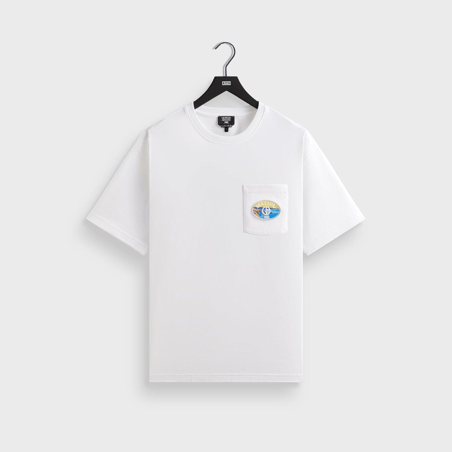 Men Kith Giorgio Armani & Kith Malibu Pocket Tee - White