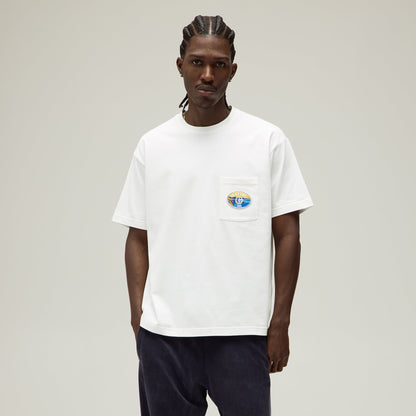 Men Kith Giorgio Armani & Kith Malibu Pocket Tee - White