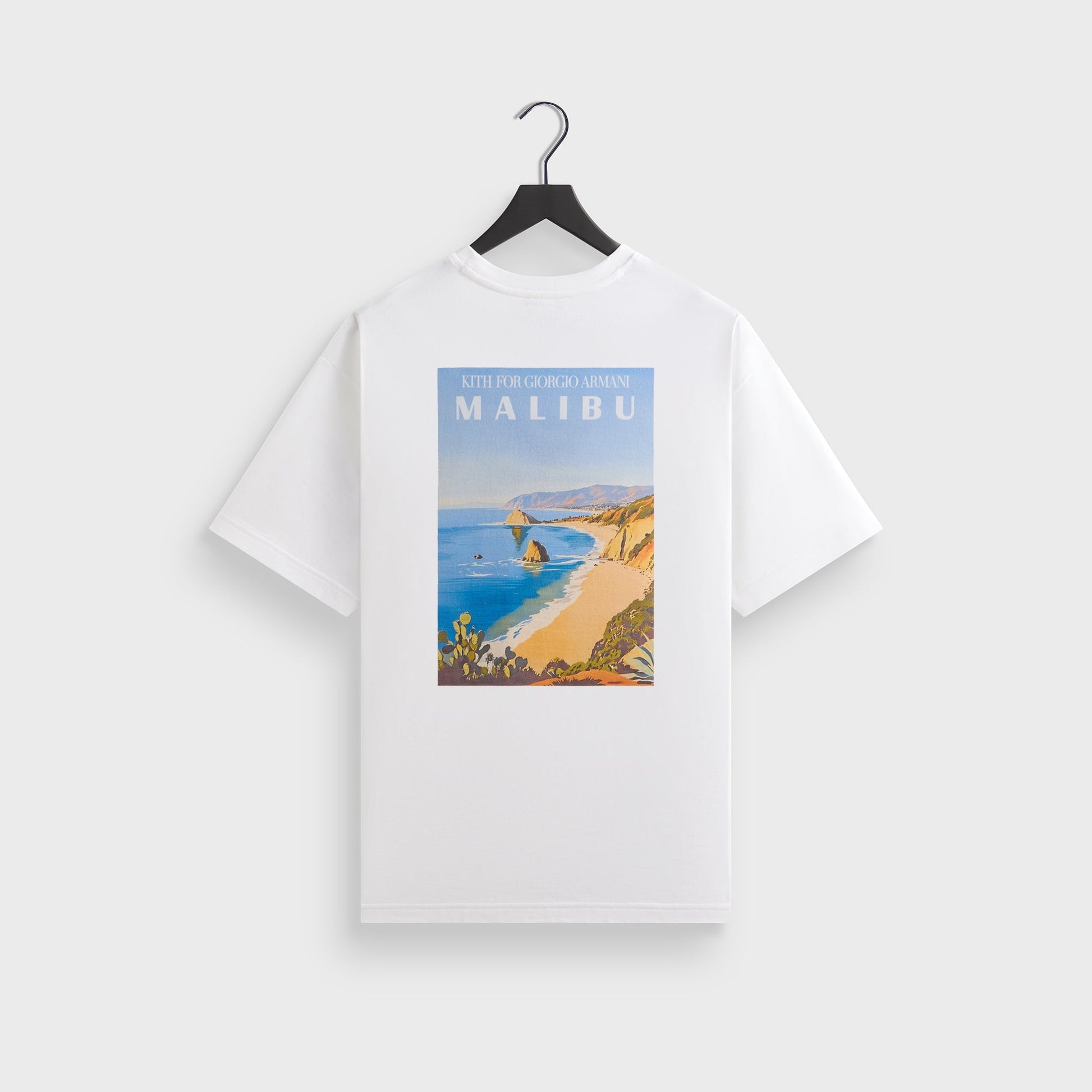 Men Kith Giorgio Armani & Kith Malibu Pocket Tee - White