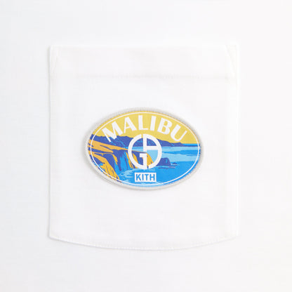 Men Kith Giorgio Armani & Kith Malibu Pocket Tee - White