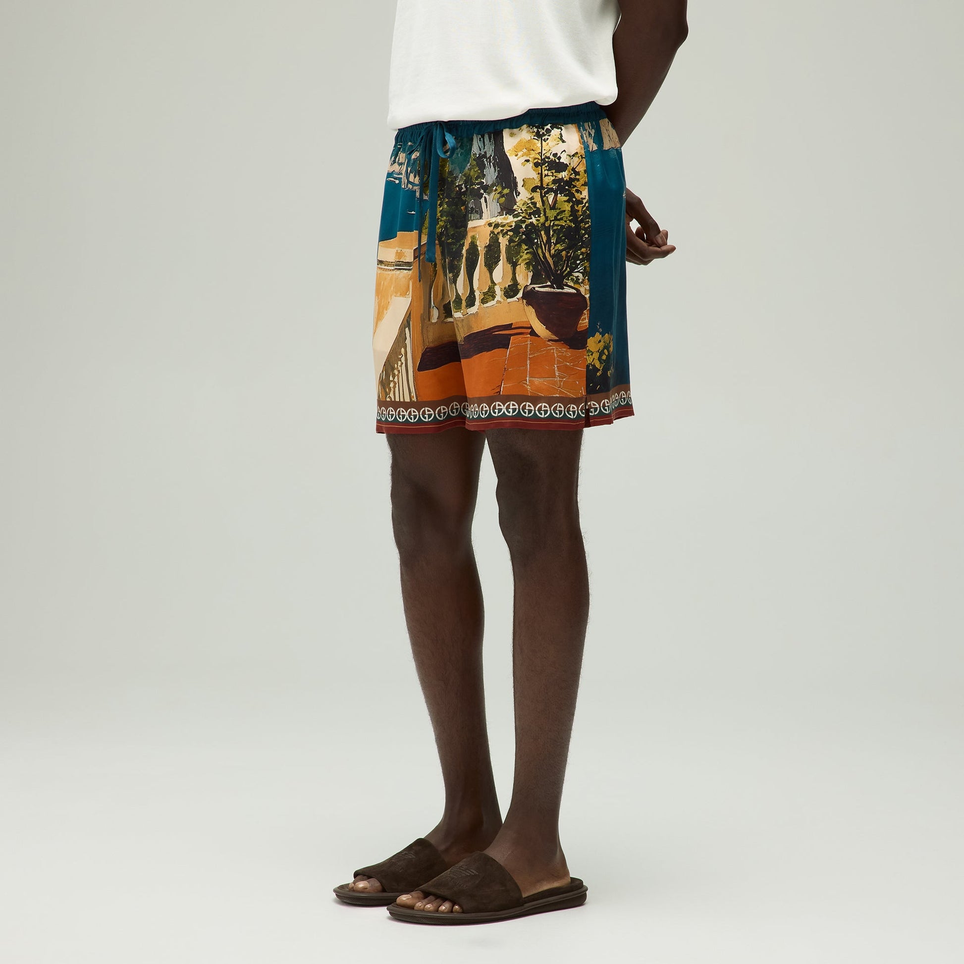 Men Kith Giorgio Armani & Kith Capri Active Short - Multi