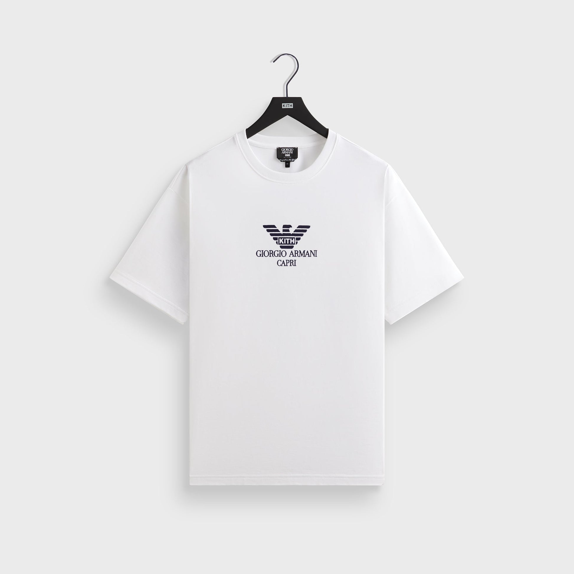Men Kith Giorgio Armani & Kith Capri Tee - White
