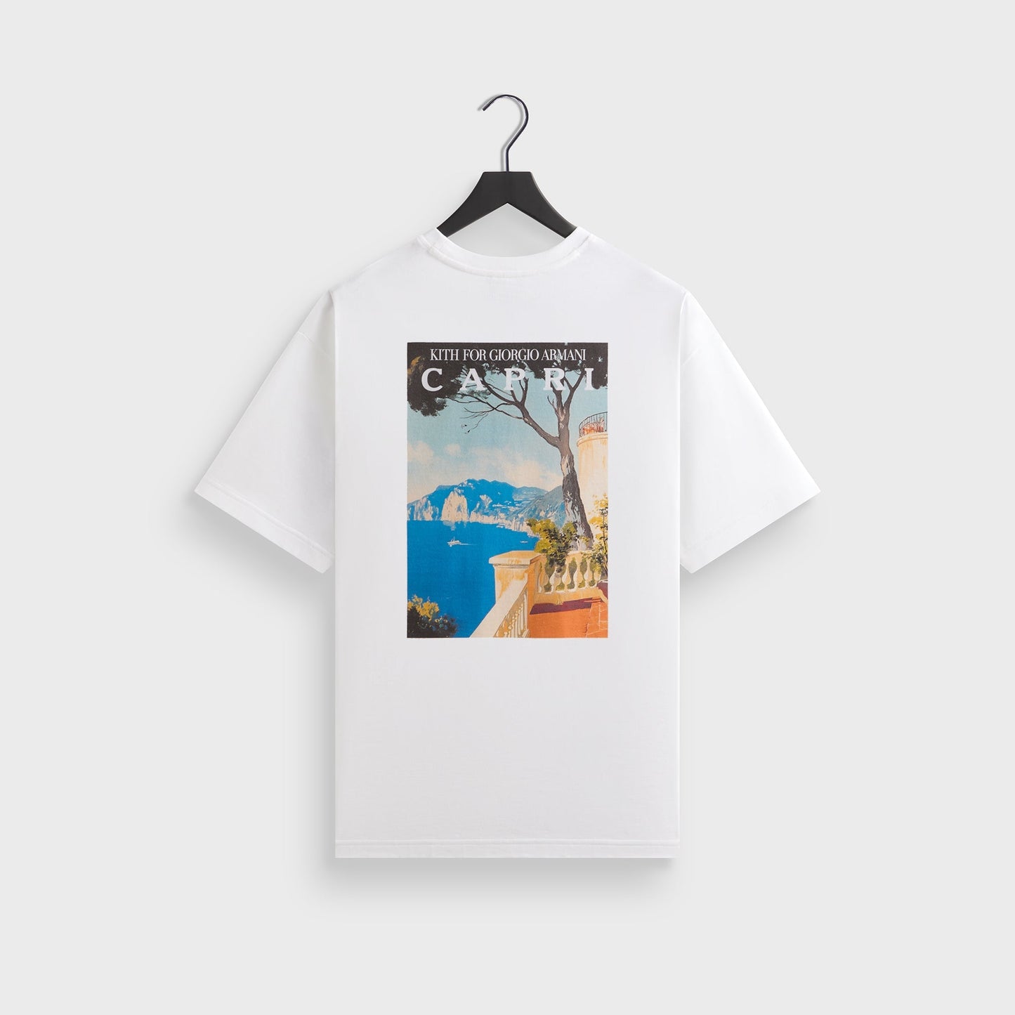 Men Kith Giorgio Armani & Kith Capri Tee - White