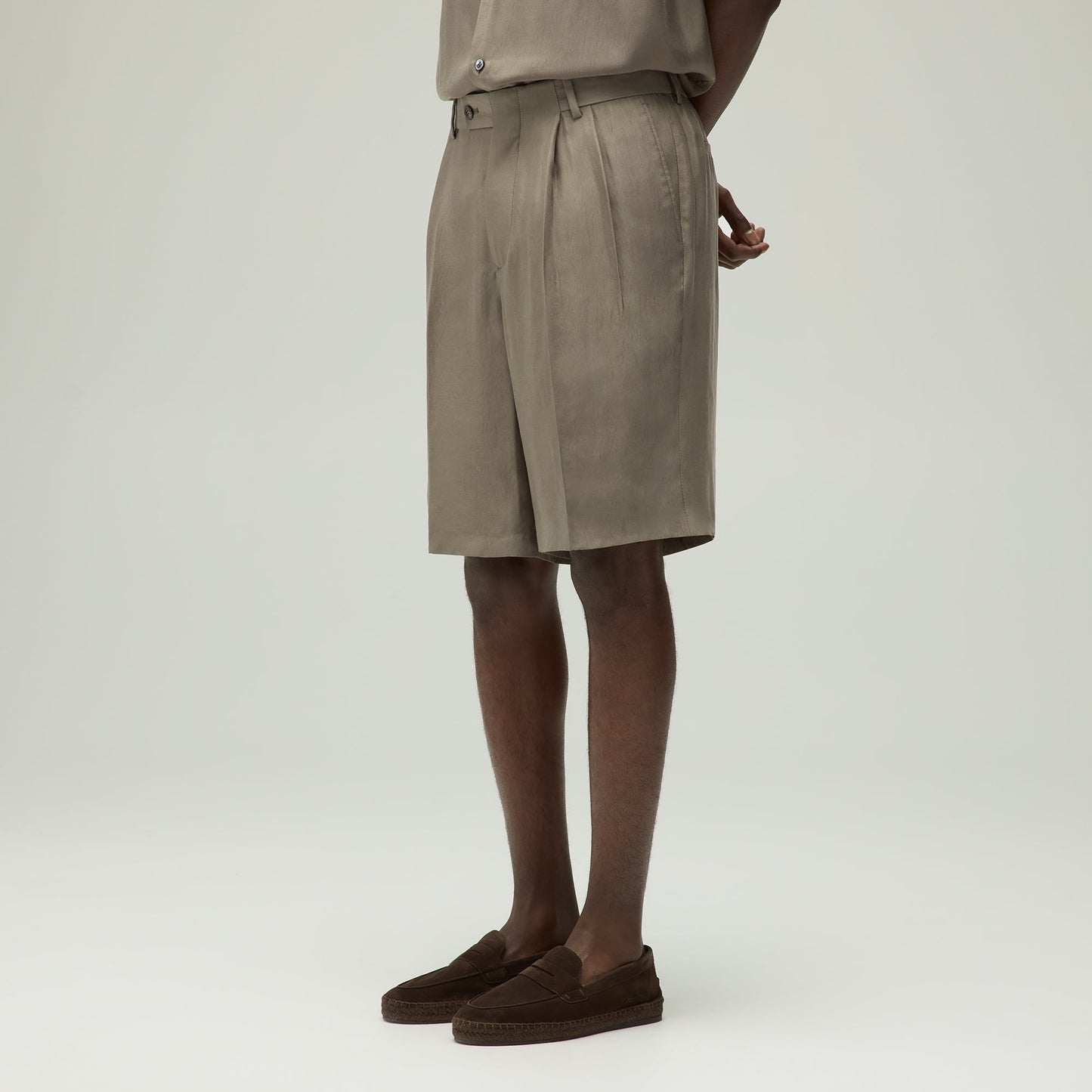 Men Kith Giorgio Armani & Kith Kylan Bermuda Short - Gravel