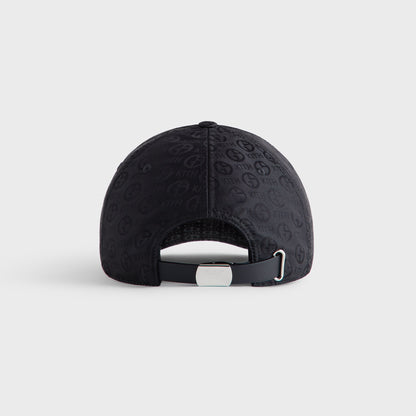 Men Kith Giorgio Armani & Kith Midweight Jacquard Silk Classic Cap - Black