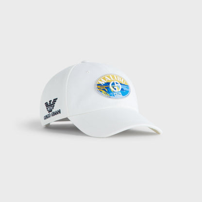 Men Kith Giorgio Armani & Kith Malibu Classic Cap - White