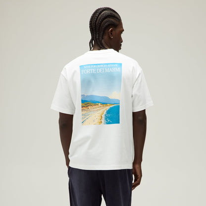 Men Kith Giorgio Armani & Kith Forte dei Marmi Tee - White
