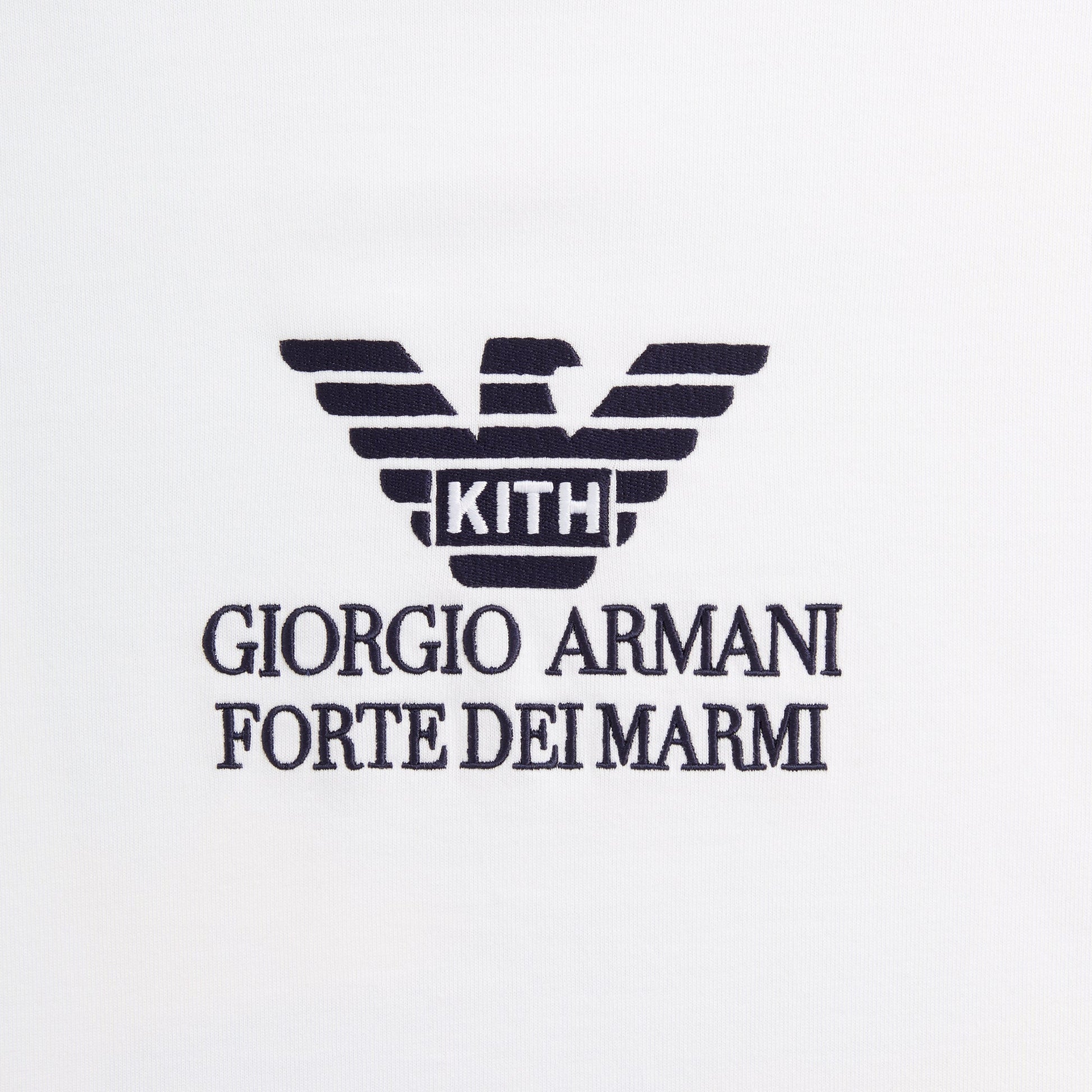 Men Kith Giorgio Armani & Kith Forte dei Marmi Tee - White
