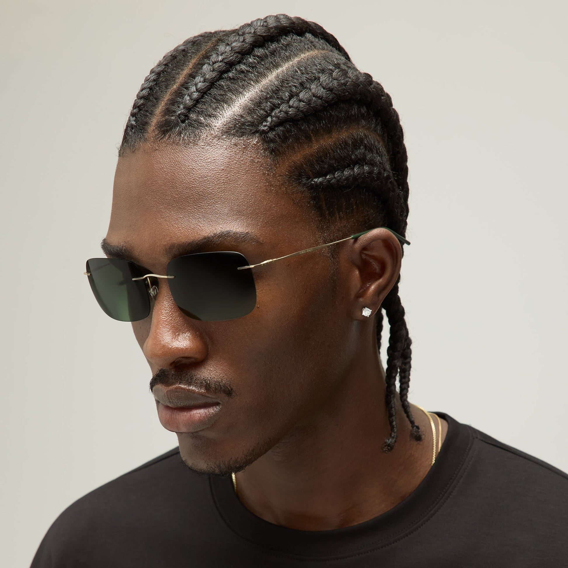 Men Kith Giorgio Armani & Kith Pillow Sunglasses - Stadium