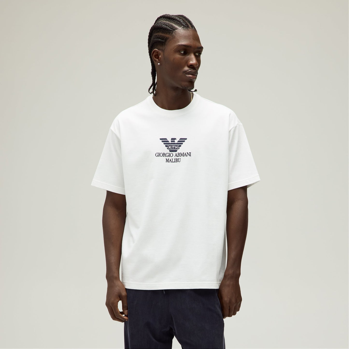 Men Kith Giorgio Armani & Kith Malibu Tee - White