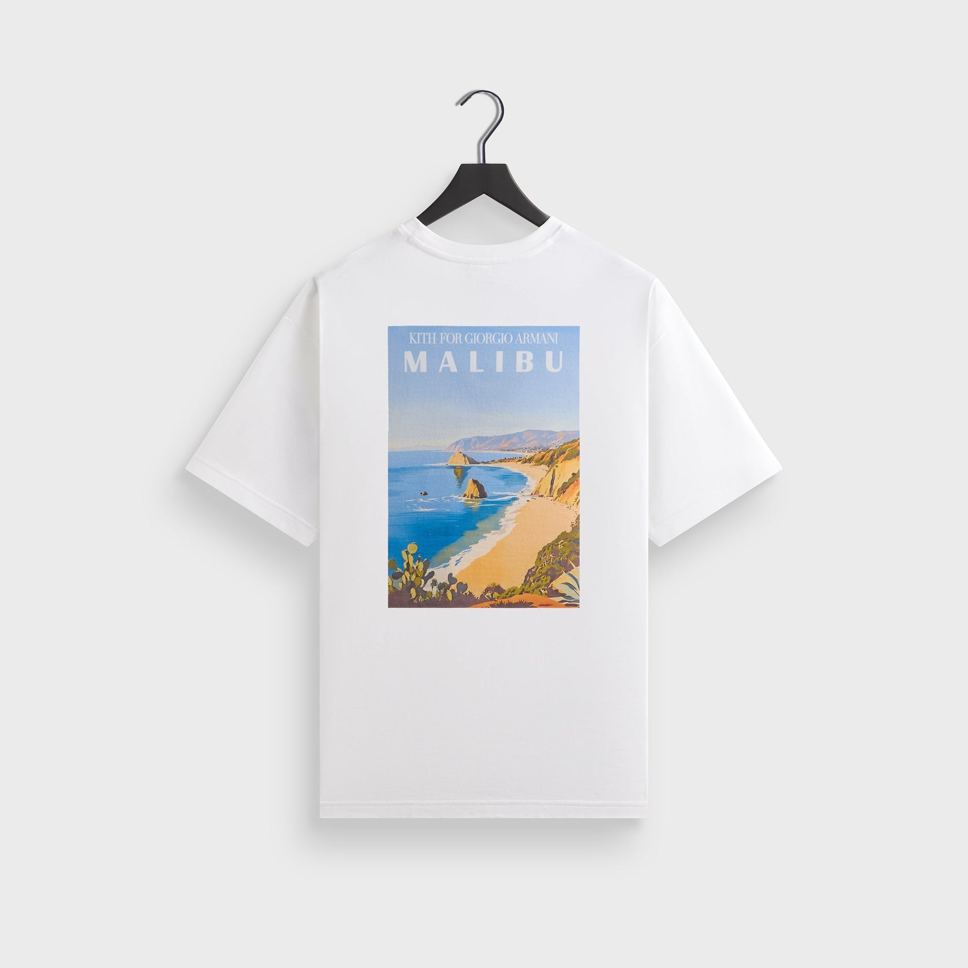 Men Kith Giorgio Armani & Kith Malibu Tee - White