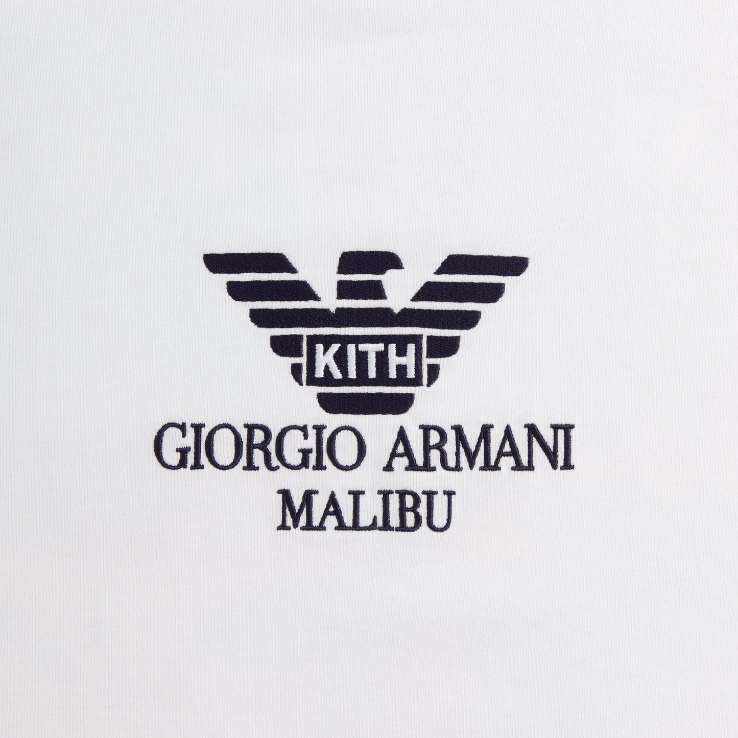 Men Kith Giorgio Armani & Kith Malibu Tee - White