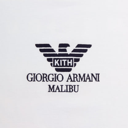 Men Kith Giorgio Armani & Kith Malibu Tee - White