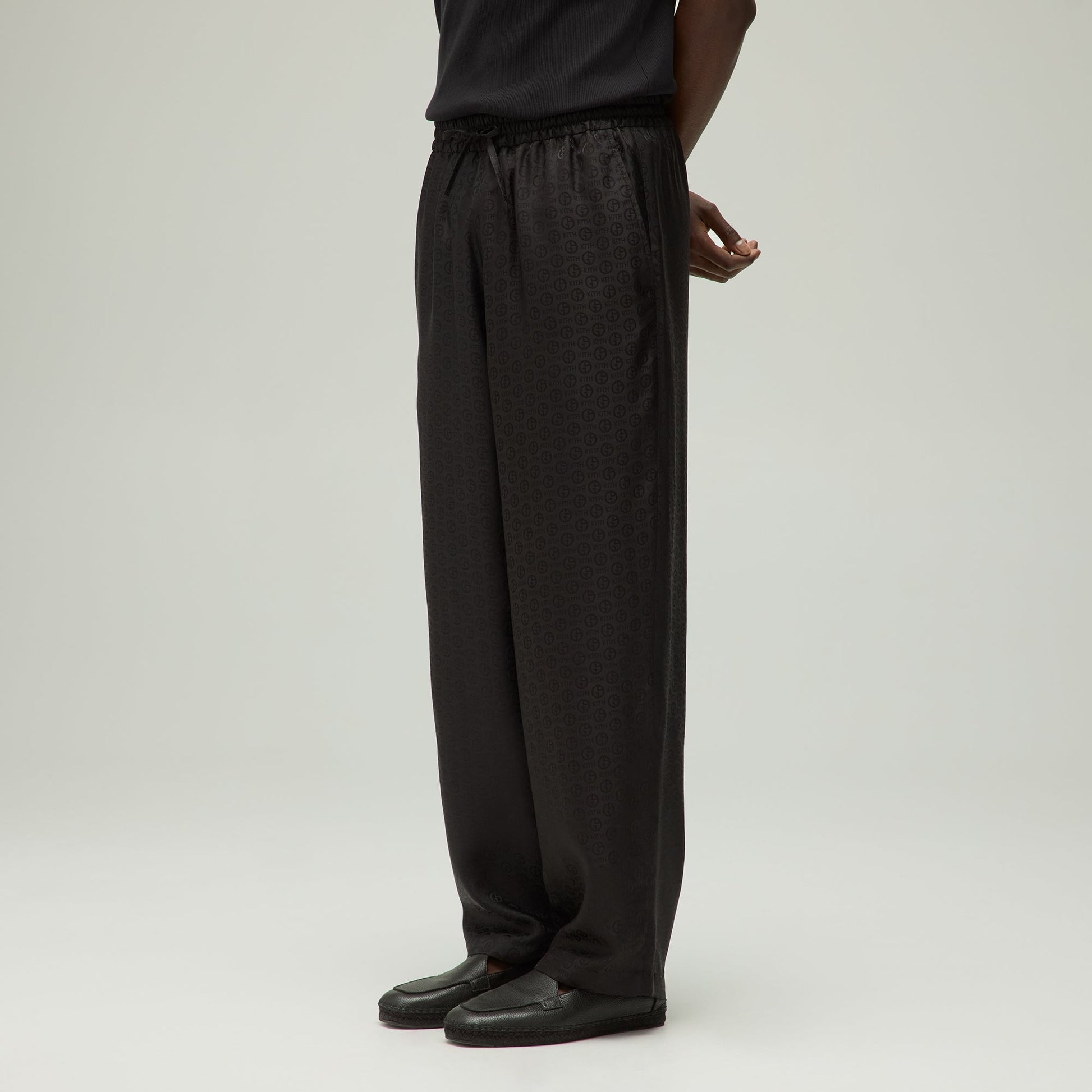 Men Kith Giorgio Armani & Kith Monogram Grayson Pant - Black