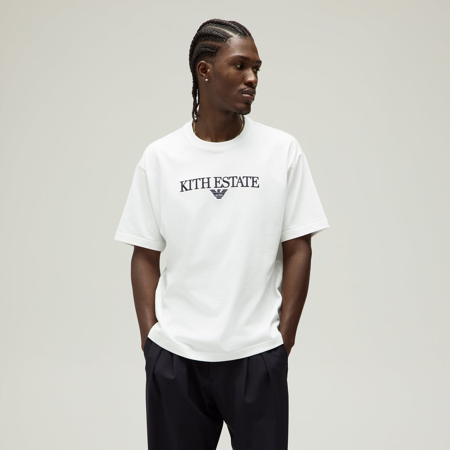 Men Kith Giorgio Armani & Kith Estate Tee - White
