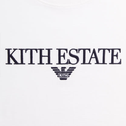Men Kith Giorgio Armani & Kith Estate Tee - White