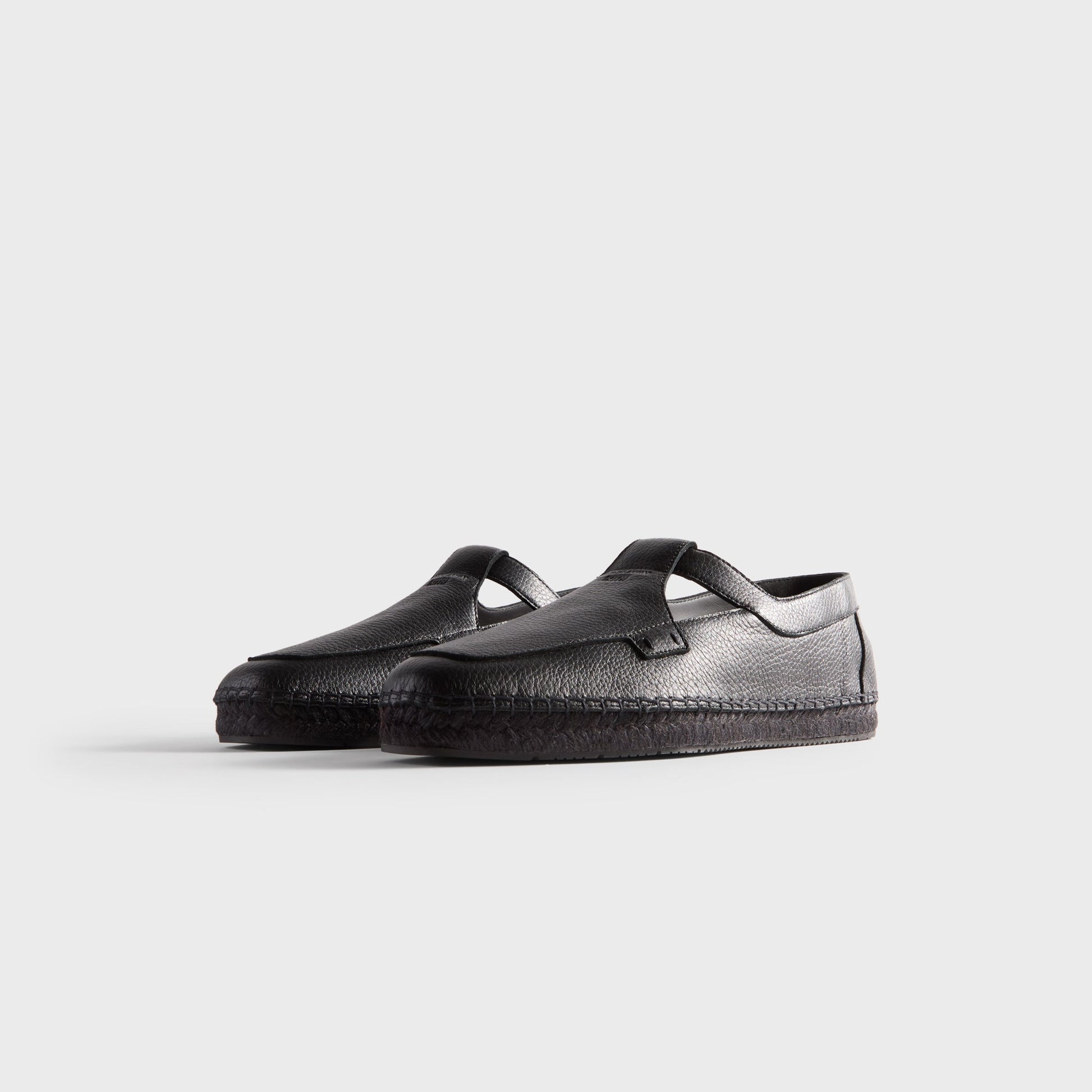 Men Kith Giorgio Armani & Kith Espadrilla - Deer Black
