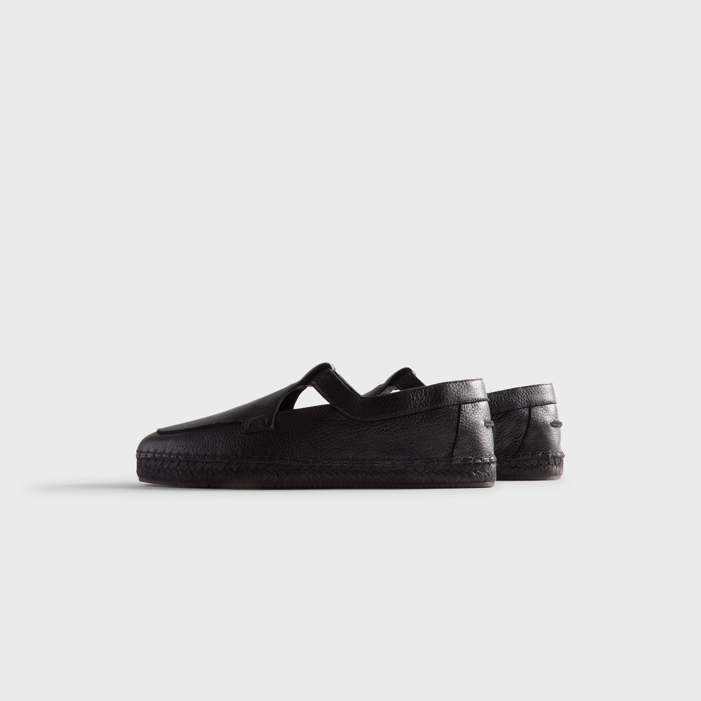 Men Kith Giorgio Armani & Kith Espadrilla - Deer Black