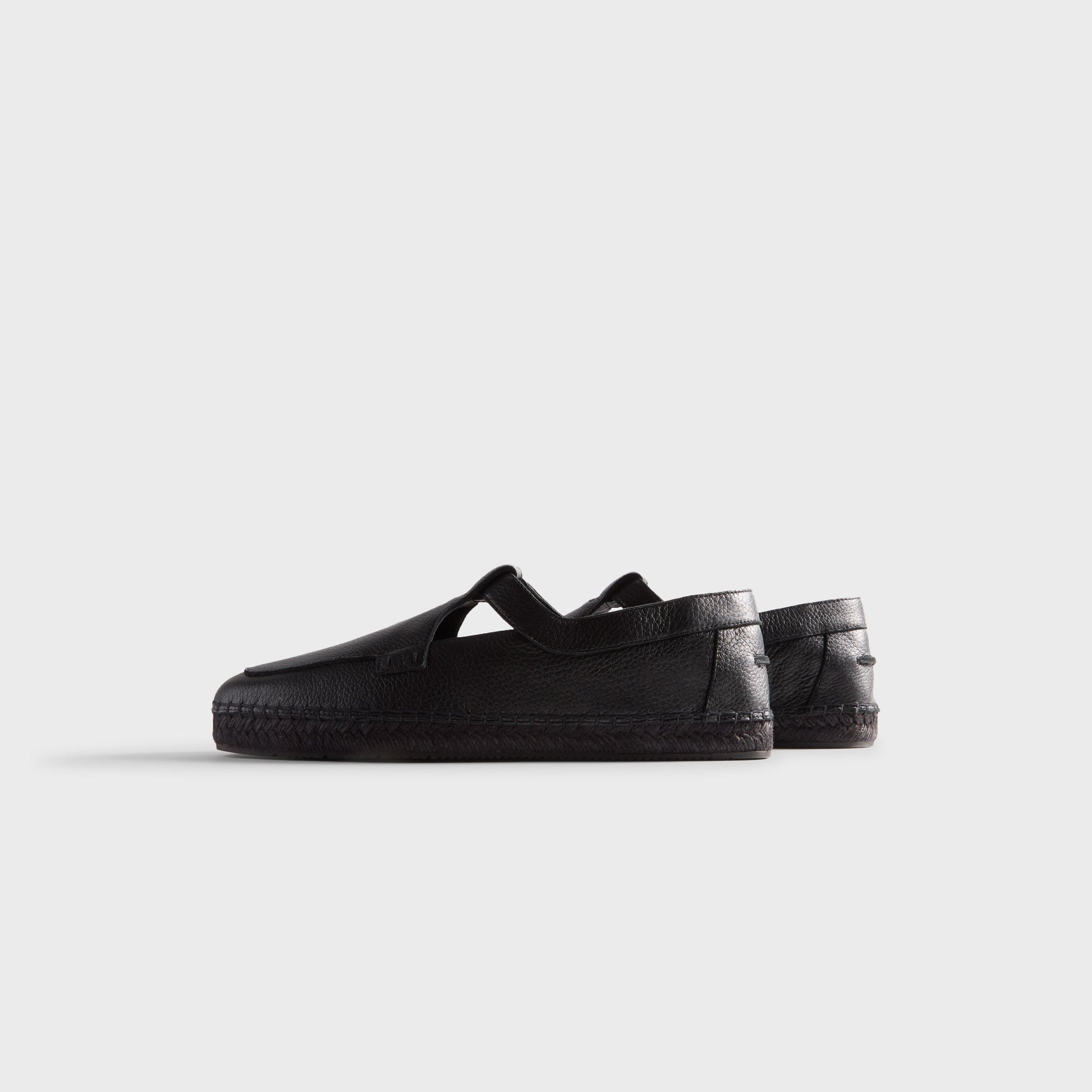 Men Kith Giorgio Armani & Kith Espadrilla - Deer Black