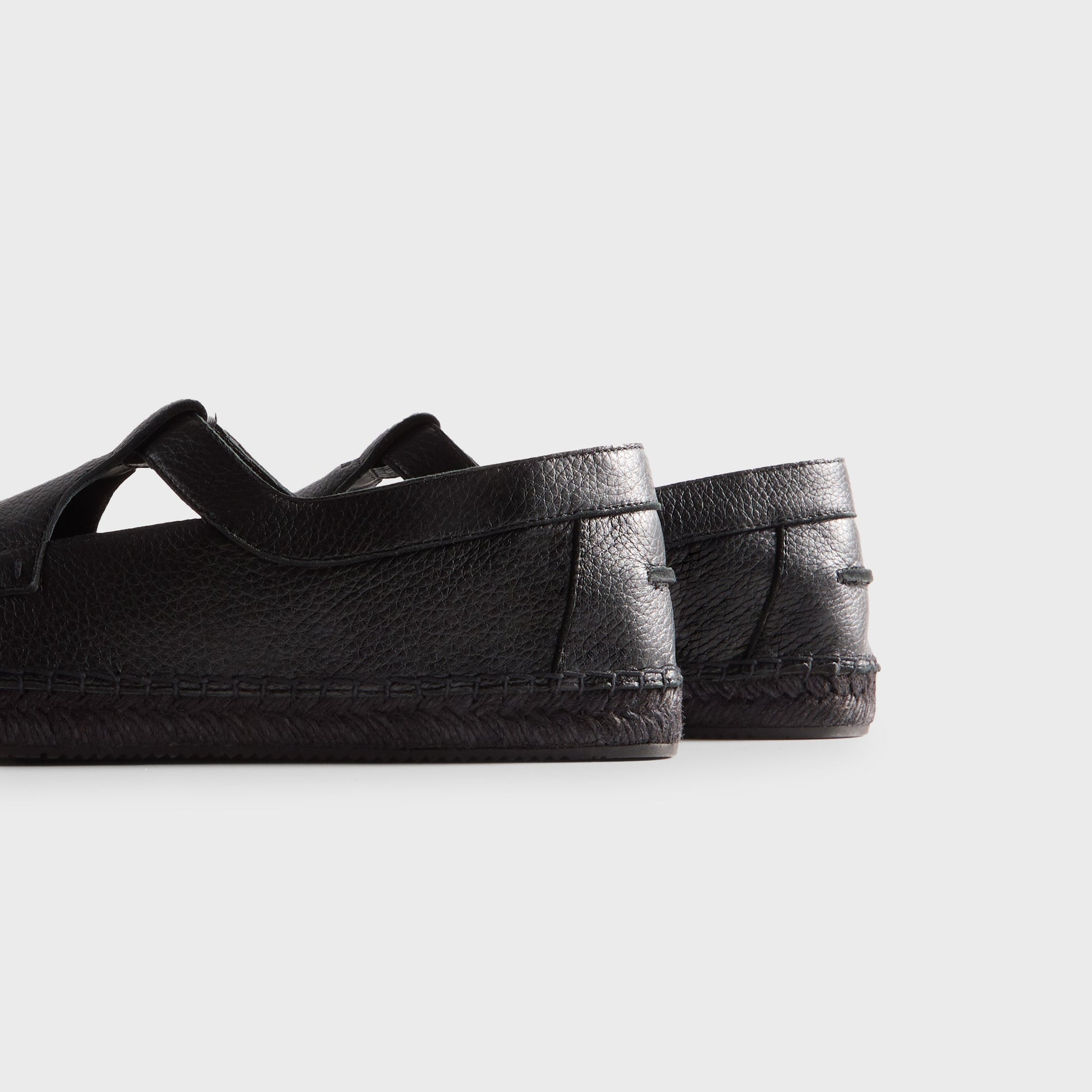 Men Kith Giorgio Armani & Kith Espadrilla - Deer Black