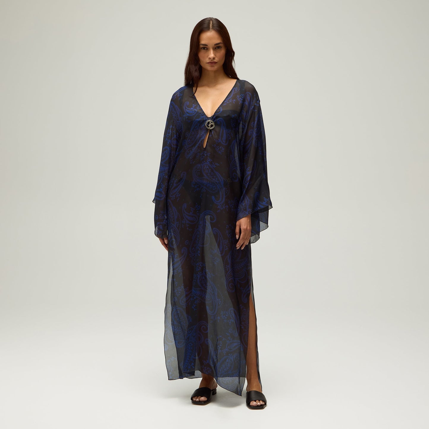 Women Kith Giorgio Armani & Kith Women Silk Cover Up - Nocturnal