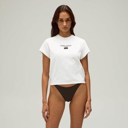 Women Kith Giorgio Armani & Kith Women Capri Mulberry Tee - Wihte