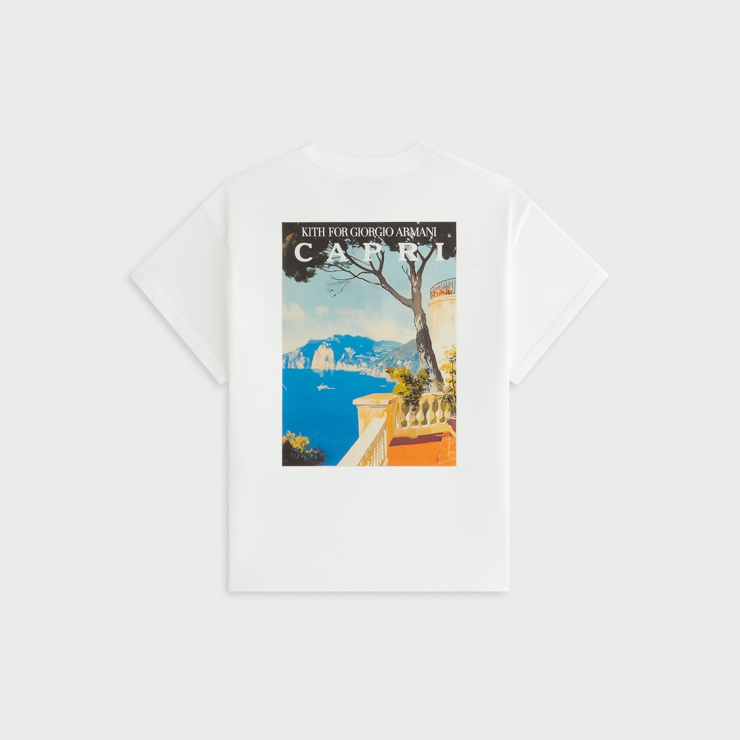 Women Kith Giorgio Armani & Kith Women Capri Mulberry Tee - Wihte