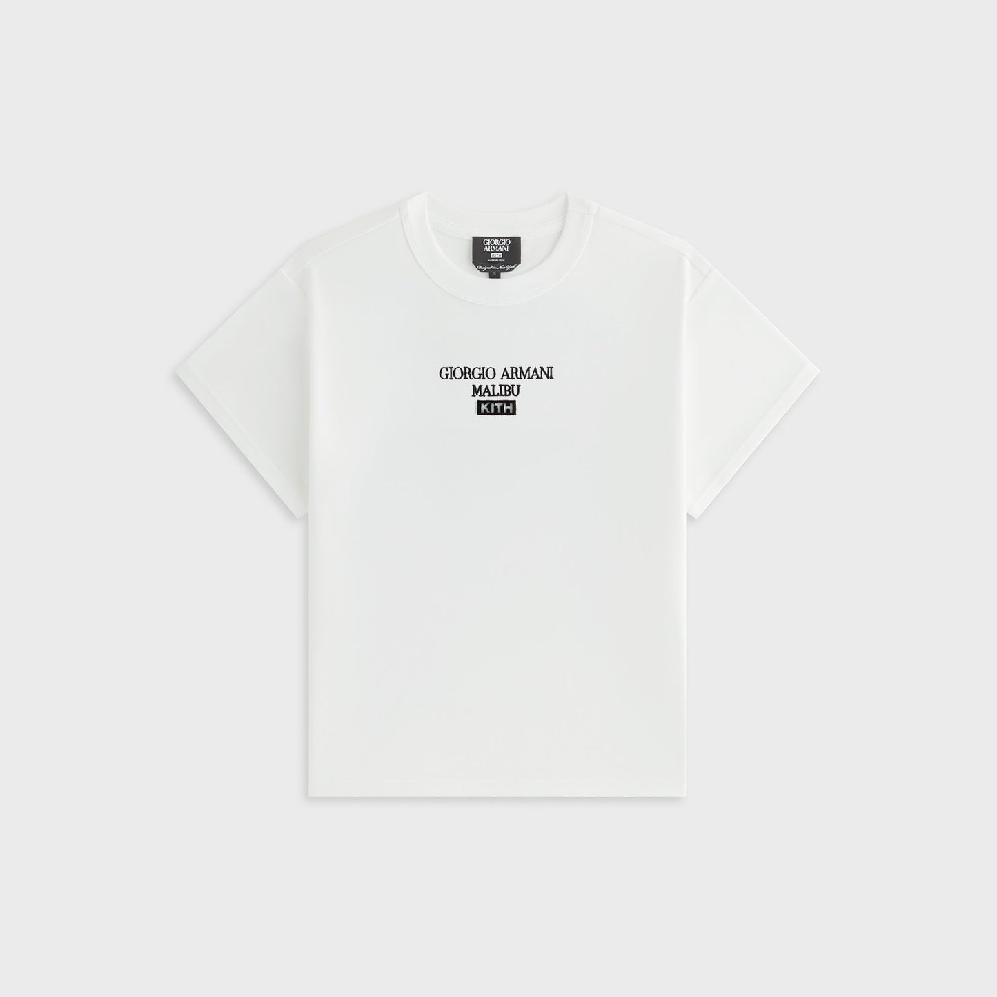 Women Kith Giorgio Armani & Kith Women Malibu Mulberry Tee - White