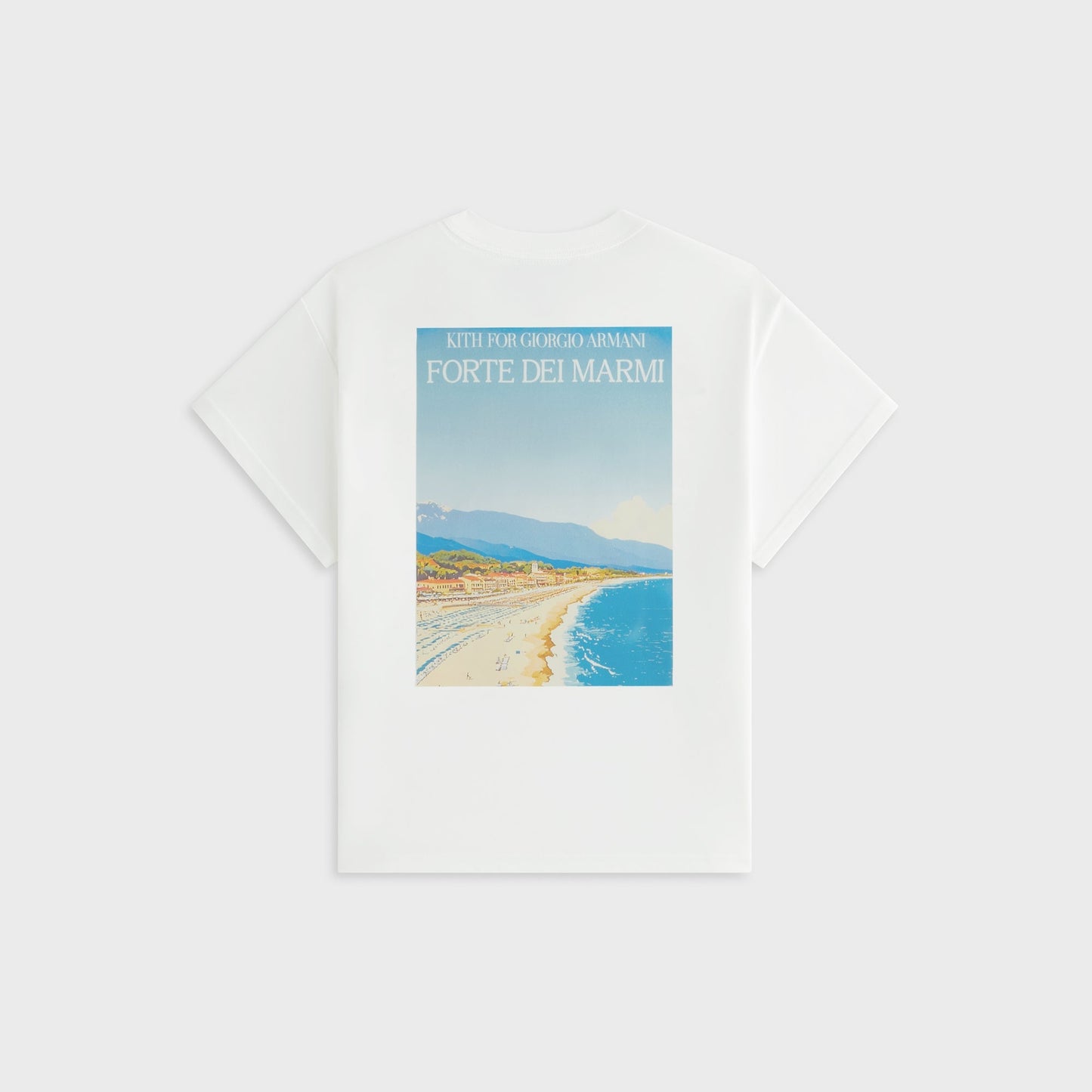 Women Kith Giorgio Armani & Kith Women Forte Dei Marmi Mulberry Tee - White