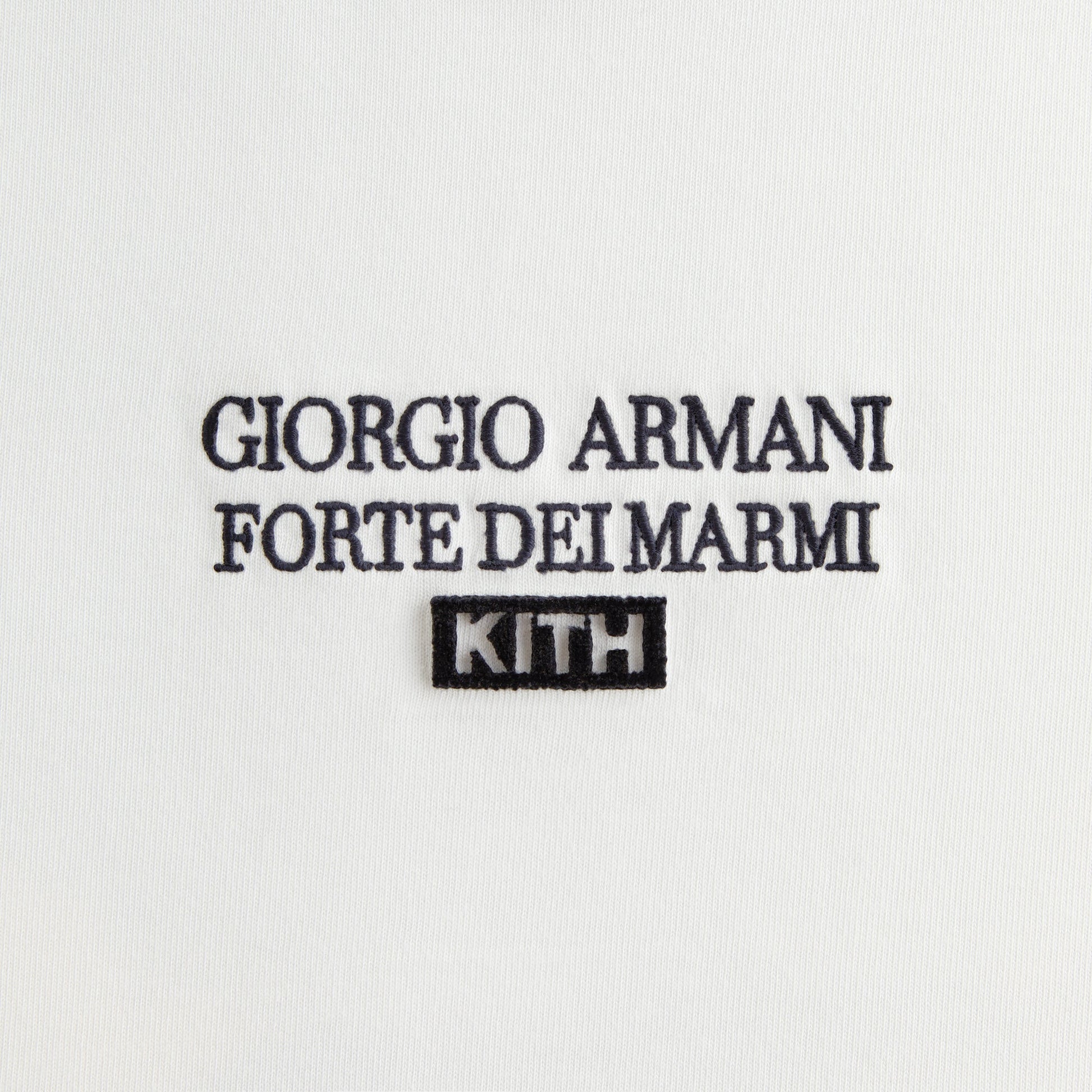 Women Kith Giorgio Armani & Kith Women Forte Dei Marmi Mulberry Tee - White